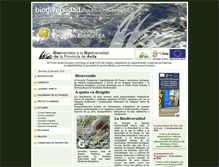Tablet Screenshot of biodiversidad.diputacionavila.es